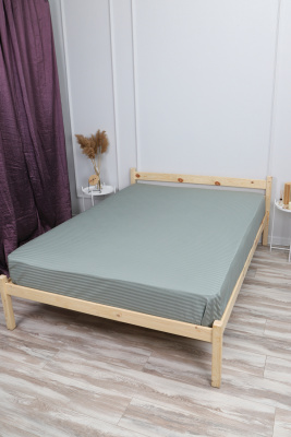 Простыня из страйп-сатина Комфорт фисташковый